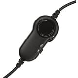 Logitech H151 Auriculares Alámbrico Diadema Oficina/Centro de llamadas Negro, Auriculares con micrófono negro, Alámbrico, Oficina/Centro de llamadas, 20 - 20000 Hz, 80 g, Auriculares, Negro