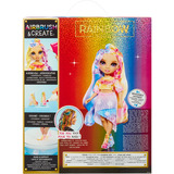 MGA Entertainment Rainbow High Air Brush & Create - Purple Eyes, Muñecos 