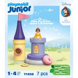 PLAYMOBIL Junior & Disney: Torre de juego de Bella con melodía, Juegos de construcción 