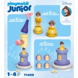 PLAYMOBIL Junior & Disney: Torre de juego de Bella con melodía, Juegos de construcción 