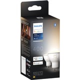 Philips Hue White Ambiance GU10 Pack doble de spots inteligentes, Lámpara LED 