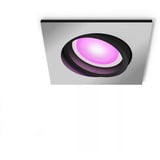 Philips Hue White & Color Ambiance Foco empotrable Centura, Luz de LED plateado