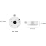 Reolink Caja de conexión D20, Caja de conexiones blanco