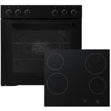 Respekta 15120000000726, Juego de cocina negro