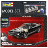 Revell Model Set Fast & Furious - Dominics 1971 Plymouth GTX, Automóvil de construcción 