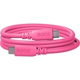 Rode Microphones Cable USB 3.2 Gen1 SC27-P pink, conector USB-C > conector USB-C rosa neón