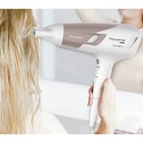 Rowenta Studio Dry CV5830 secador 2300 W Beige, Blanco, Secador de pelo negro/Oro rojo, CC, Beige, Blanco, Monocromo, Plástico, Con agujero en la empuñadura para colgar, 1,8 m