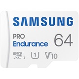 SAMSUNG MB-MJ64K 64 GB MicroSDXC UHS-I Clase 10, Tarjeta de memoria blanco, 64 GB, MicroSDXC, Clase 10, UHS-I, 100 MB/s, 30 MB/s