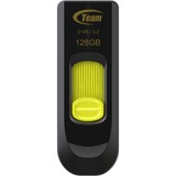 Team Group C145 unidad flash USB 128 GB USB tipo A 3.2 Gen 1 (3.1 Gen 1) Negro, Amarillo, Lápiz USB negro/Amarillo, 128 GB, USB tipo A, 3.2 Gen 1 (3.1 Gen 1), Funda, 10 g, Negro, Amarillo