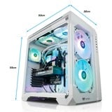 Thermaltake PC-000035-DE, Gaming-PC blanco/Transparente