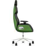 Thermaltake Silla gaming ARGENT E700 Racing Green Tela pata de gallo, Asientos de juego verde/Marrón