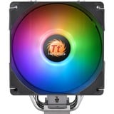 Thermaltake UX 210 ARGB Procesador Enfriador 12 cm Negro, Blanco, Disipador de CPU Enfriador, 12 cm, 600 RPM, 2000 RPM, 34,3 dB, 72,3 cfm