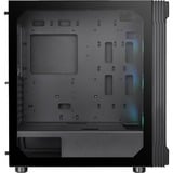 Thermaltake Versa T27 TG ARGB Midi Tower Negro, Cajas de torre negro, Midi Tower, PC, Negro, ATX, EATX, micro ATX, Mini-ITX, SPCC, Juego
