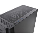 Thermaltake Versa T27 TG ARGB Midi Tower Negro, Cajas de torre negro, Midi Tower, PC, Negro, ATX, EATX, micro ATX, Mini-ITX, SPCC, Juego
