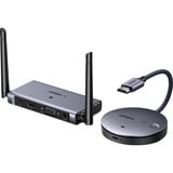 UGREEN CM586 HDMI 1x HDMI + 1x VGA, Alargador de HDMI plateado, HDMI, 1x HDMI + 1x VGA, 3840 x 2160 Pixeles, Gris, 4K Ultra HD, 50 m