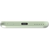Verbatim Charge 'n' Go Polímero de litio 5000 mAh Cargador inalámbrico Verde, Banco de potencia verde claro, 5000 mAh, Polímero de litio, Quick Charge 3.0, Cargador inalámbrico, Verde