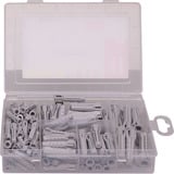 fischer Profi-Box Taco de expansión SX Plus, Pasador gris claro