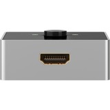 goobay 58486, Conmutador HDMI negro/Plateado