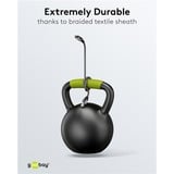 goobay Cable Ethernet USB-C 3.2 Gen2 conector > conector RJ-45, Adaptador de red negro/Plateado