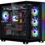 ALTERNATE PC para juegos Window Edition • RX 9070 XT • AMD Ryzen™ 7 7800X3D • 32 GB RAM, Gaming-PC negro/Transparente