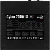 Aerocool Cylon 700W, Fuente de alimentación de PC negro