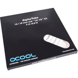 Alphacool 17531 accesorio o pieza de sistema de refrigeración para ordenador Tubo, Manguera blanco, Tubo, Cloruro de polivinilo (PVC), Blanco, 80°, 1,6 cm, 3 m