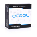 Alphacool Carámbano 16mm acoplamiento giratorio G1/4 macho a G1/4 hembra, Conexión negro