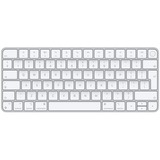 Apple Magic teclado USB + Bluetooth Inglés Aluminio, Blanco plateado/blanco, 60%, USB + Bluetooth, Aluminio, Blanco