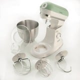 Ariete 1588/04 Batidora de varillas 1200 W Verde, Robot de cocina verde claro/Crema, Batidora de varillas, Verde, Amasar, Mezcla, 5,5 L, Giratorio, Acero inoxidable