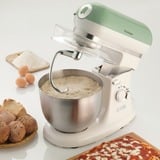 Ariete 1588/04 Batidora de varillas 1200 W Verde, Robot de cocina verde claro/Crema, Batidora de varillas, Verde, Amasar, Mezcla, 5,5 L, Giratorio, Acero inoxidable