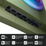 Arozzi AZ-NO-49TUW165, Monitor de gaming verde