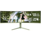 Arozzi Nova 49TUW165, Monitor de gaming verde