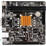 Biostar A68N-2100K placa base mini ITX negro, AMD, E1-6010, DDR3-SDRAM, DDR3L-SDRAM, 16 GB, DIMM, 1.25 V