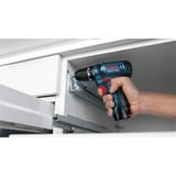 Bosch GSR 10,8-2-LI Professional Sin llave Negro, Azul, Rojo, Taladro/destornillador azul/Negro, 8-2-LI Professional, Taladro de pistola, Sin llave, Negro, Azul, Rojo, 1 cm, 1,9 cm, 1 cm