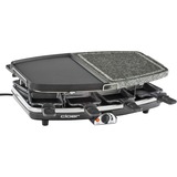 Cloer 6435 parrilla de interior 1200 W, Raclette gris/Negro, 1200 W, 230 V, 295 mm, 430 mm, 160 mm, 6,4 kg