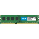 Crucial 8GB PC3-12800 módulo de memoria 1 x 8 GB DDR3 1600 MHz, Memoria RAM 8 GB, 1 x 8 GB, DDR3, 1600 MHz, 240-pin DIMM, Lite Retail