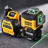 DEWALT Láser multilínea a batería 3x360° DCE089D1G18, 18 voltios, Láser de líneas cruzadas negro/Amarillo
