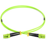 Digitus Cable de parche LWL, dúplex, conector LC > LC, multimodo OM5 limón
