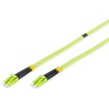 Digitus Cable de parche LWL, dúplex, conector LC > LC, multimodo OM5 limón