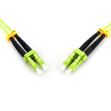 Digitus Cable de parche LWL, dúplex, conector LC > LC, multimodo OM5 limón