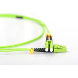 Digitus Cable de parche LWL, dúplex, conector LC > LC, multimodo OM5 limón