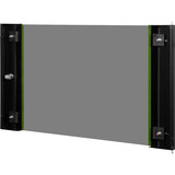 Digitus Puerta frontal de vidrio para carcasa de pared de 19" 7HE serie Unique, Panel frontal negro