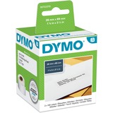 Dymo LW - Etiquetas estándar para direcciones - 28 x 89 mm - S0722370 Blanco, Etiqueta para impresora autoadhesiva, Papel, Permanente, Rectángulo, LabelWriter