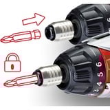 EINHELL TE-SD 3,6 Li Kit 200 RPM Rojo, Destornillador rojo/Negro, 6 Li Kit, Rojo, 200 RPM, 3,5 Nm, Batería, 3,6 V, Ión de litio