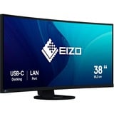 EIZO FlexScan EV3895-BK pantalla para PC 95,2 cm (37.5") 3840 x 1600 Pixeles UltraWide Quad HD+ LCD Negro, Monitor LED negro, 95,2 cm (37.5"), 3840 x 1600 Pixeles, UltraWide Quad HD+, LCD, 5 ms, Negro