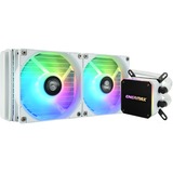 Enermax Liqmax III ARGB Procesador Sistema de refrigeración líquida todo en uno Blanco, Refrigeración por agua blanco, Sistema de refrigeración líquida todo en uno, 72,1 cfm, Blanco