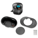 GARDENA Sistema de riego Pipeline AquaPrecise, subterráneo, Sistemas de riego gris/Turquesa