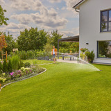 GARDENA Sistema de riego Pipeline AquaPrecise, subterráneo, Sistemas de riego gris/Turquesa