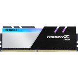G.Skill Trident Z F4-3200C14D-16GTZN módulo de memoria 16 GB 2 x 8 GB DDR4 3200 MHz, Memoria RAM negro/blanco, 16 GB, 2 x 8 GB, DDR4, 3200 MHz