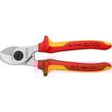 KNIPEX 95 16 165 alicate Alicates cortaalambres, Alicates de corte Alicates cortaalambres, 1,5 cm, Cromo, De plástico, Rojo/Amarillo, 16,5 cm